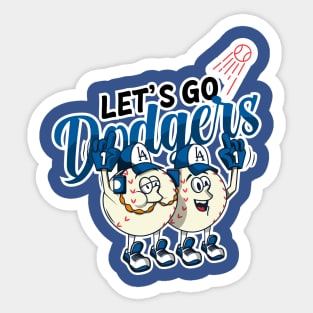 Let's Go Dodgers! Sticker